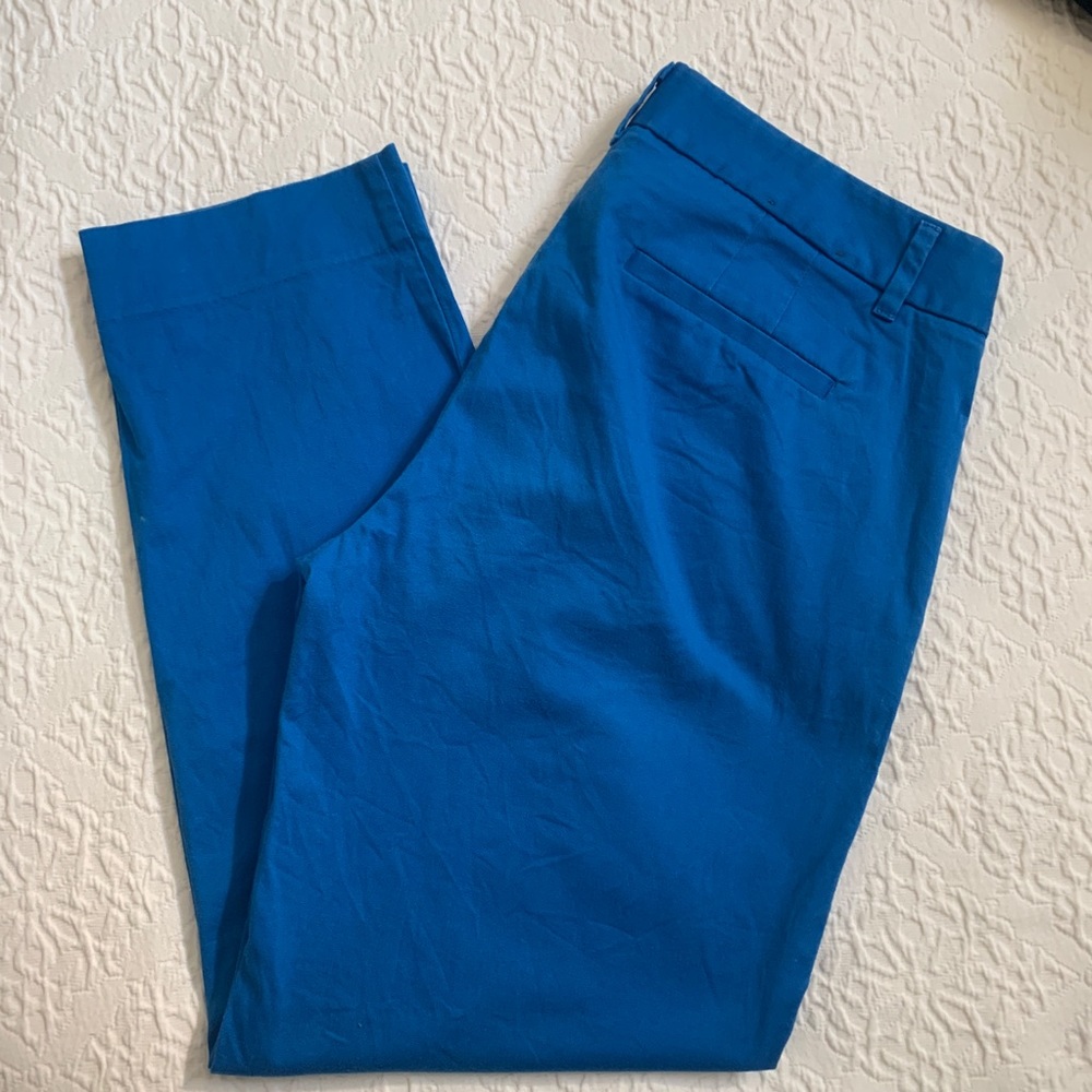 JCrew CityFit Skimmer Crop Pant Size 4 Teal